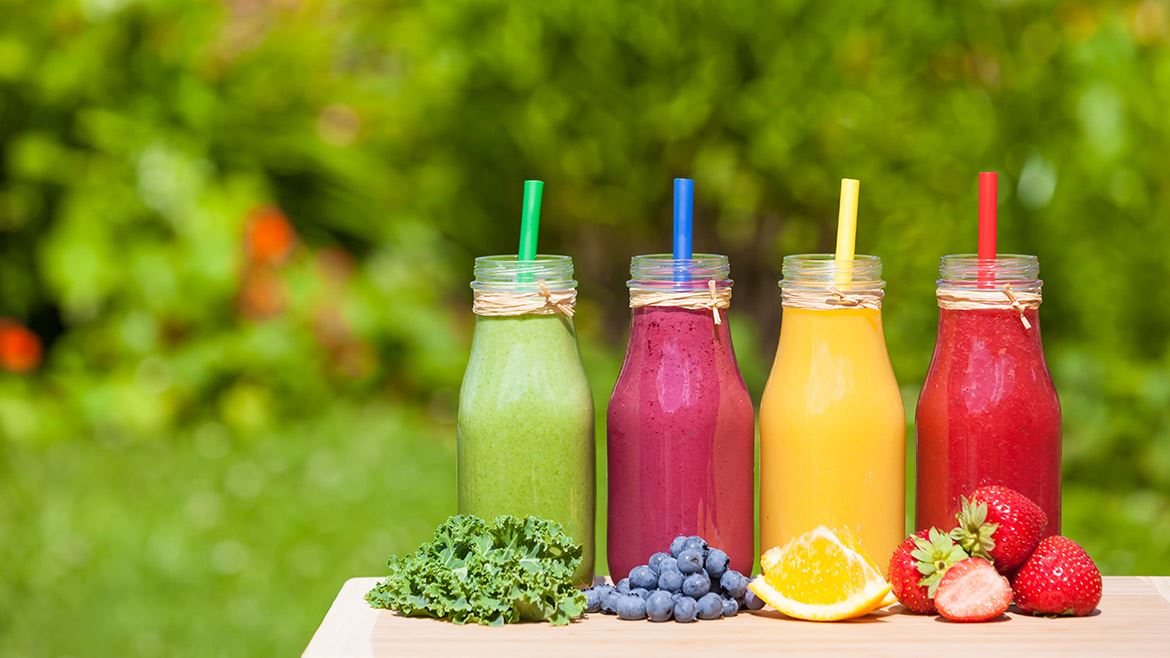 Healthy juices with therapeutic properties