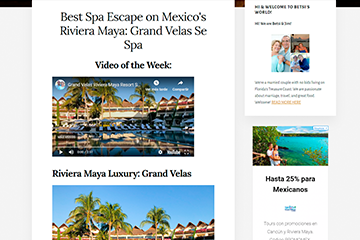 Best Spa Escape on Mexico's Riviera Maya: Grand Velas Se Spa