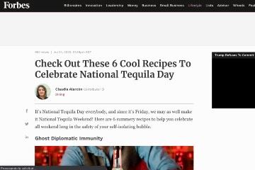 Check Out These 6 Cool Recipes To Celebrate National Tequila Day