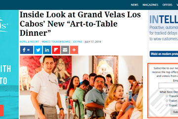 Inside Look at Grand Velas Los Cabos’ New “Art-to-Table Dinner”