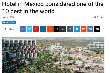 Hotel in Mexico considered one of the 10 best in the world