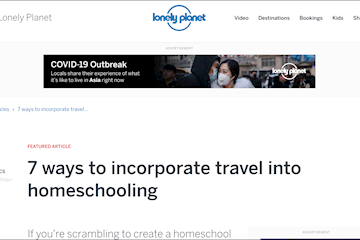 lonelyplanet ways to incorporate travel into homeschooling