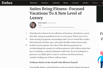 Suites Bring Fitness-Focused Vacations To A New Level of Luxury
