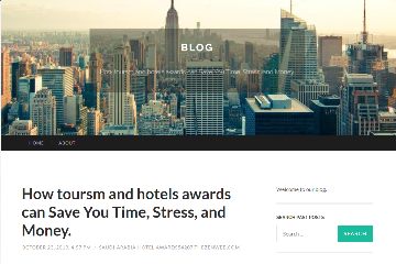 How Tourism and Hotel's Awards can save your time, stress and money.