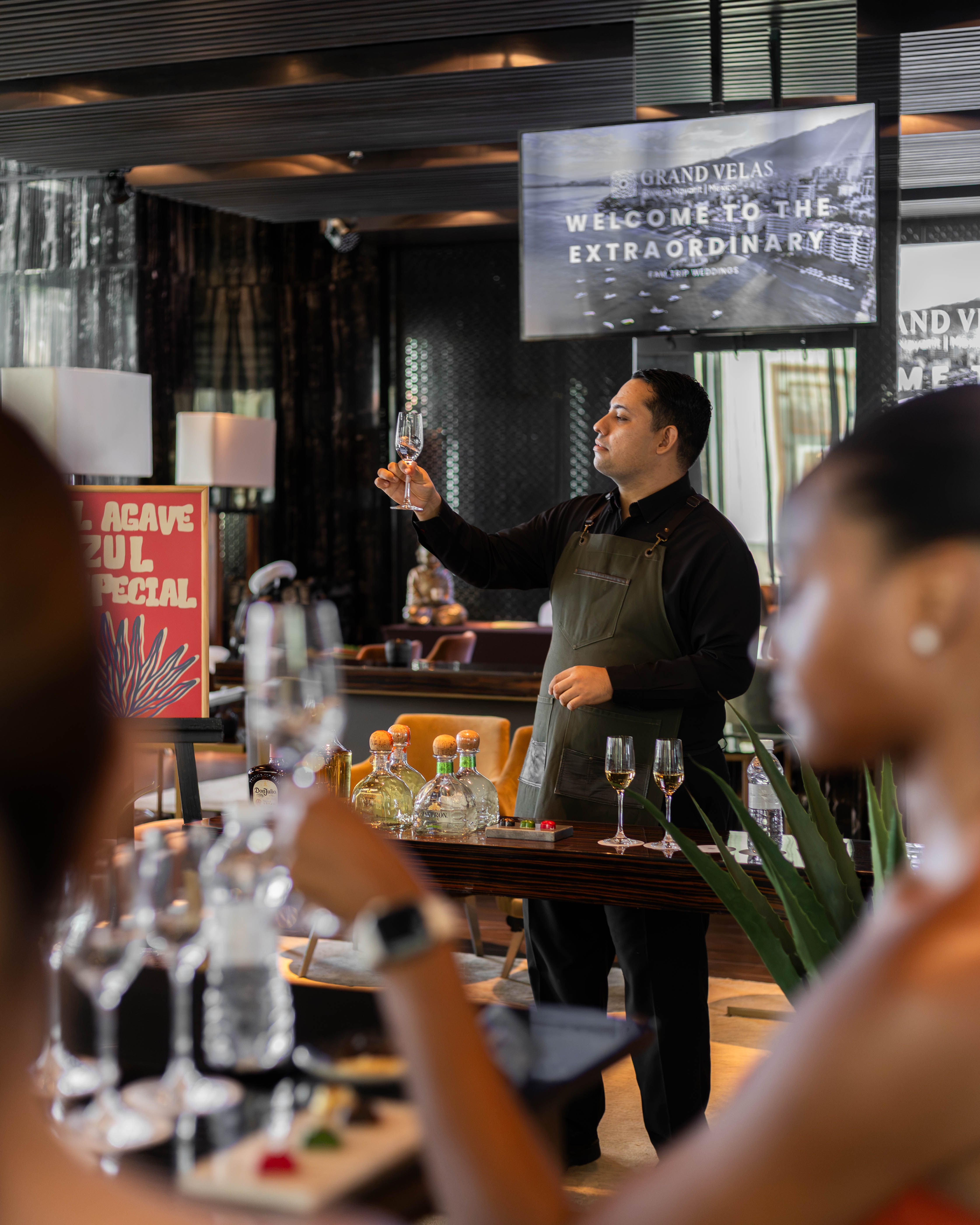 New Bridal Elixir Welcome - Tequila and Mexican Chocolate Pairing - at Velas Resorts in Mexico