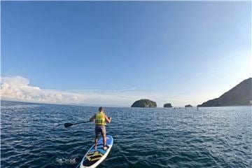 New Mindful Meditation Guided Paddle Tour Wellness Experience to the Mismaloya Arches from Casa Velas